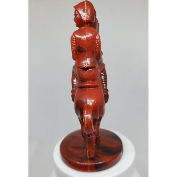 Vintage Roxy Replacement Chess Piece Red Medieval Renaissance Knight - Picture 3 of 12